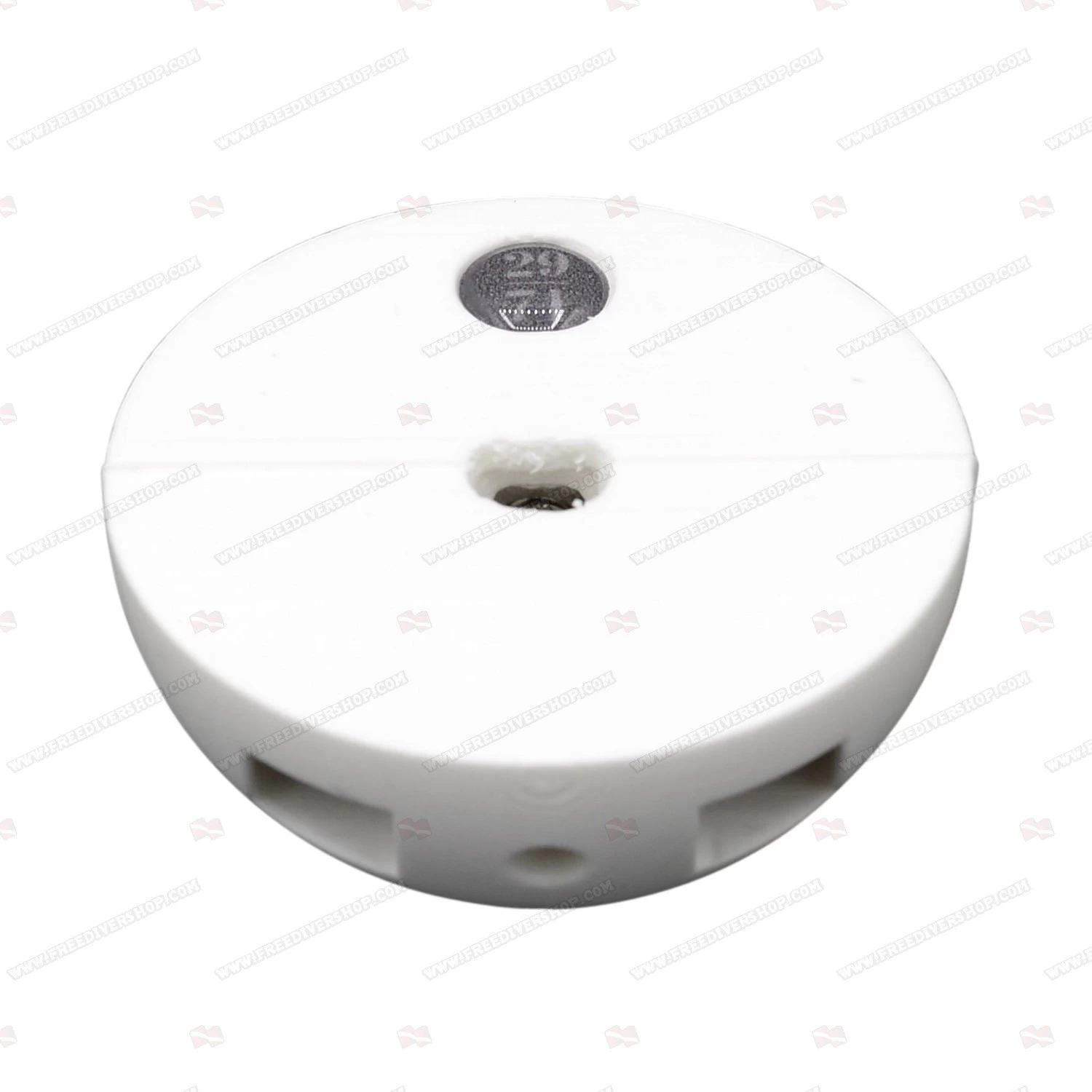 29/71 White Freediving Lanyard Stopper 4 29/71 White Freediving Lanyard Stopper - Image 2