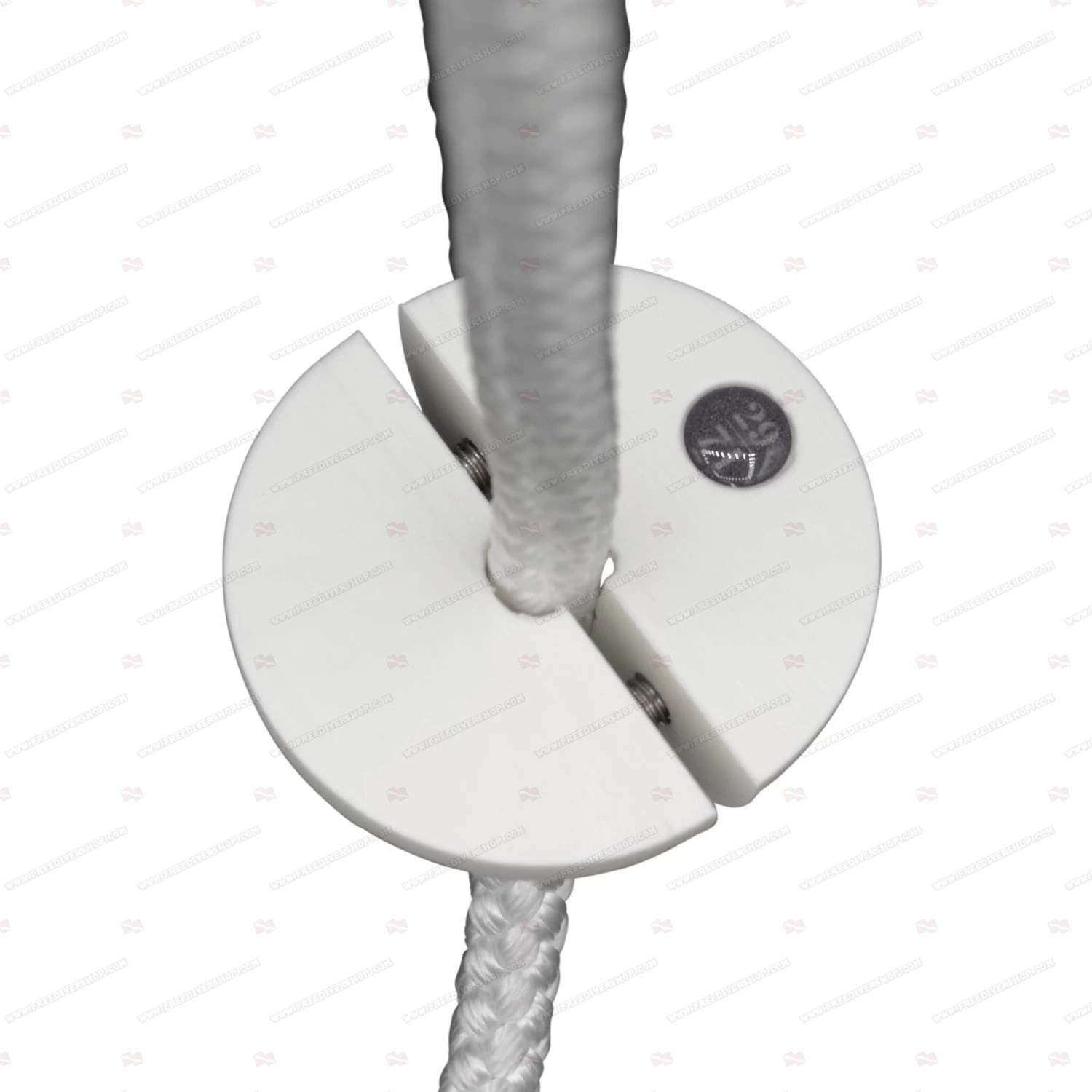 29/71 White Freediving Lanyard Stopper 6 29/71 White Freediving Lanyard Stopper - Image 4