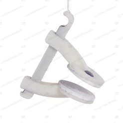 29/71 Pure White Ergonomic Carbon Nose Clip