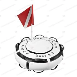 2BFREE Navy White Freediving Buoy -Diving Gear Shop 2bfree buoy white 07