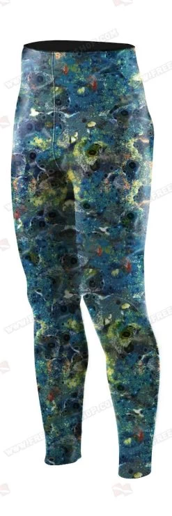 Elios Blue Reef Camouflage Wetsuit -Diving Gear Shop blue reef pants