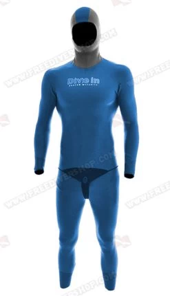 Divein Nanoskin Competitor - Tailor Made Wetsuit -Diving Gear Shop blue shop 1