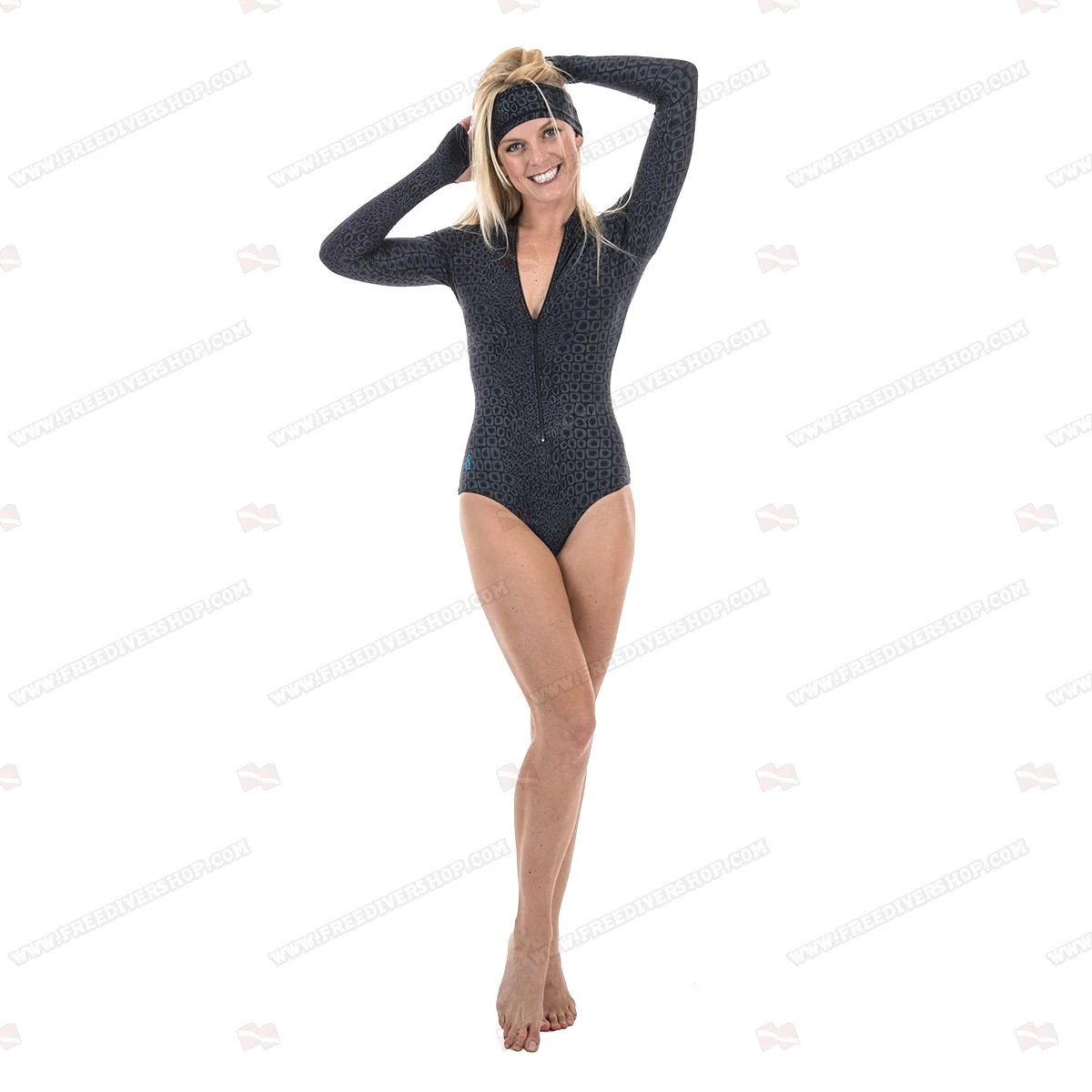 SlipIns Black Turtle Sun Protective Swimsuit 3 SlipIns Black Turtle Sun Protective Swimsuit