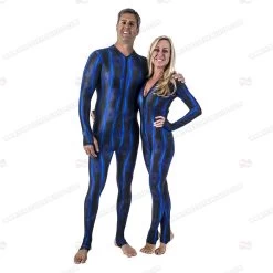 SlipIns Electric Blue Wave Dive/Surf Skin -Diving Gear Shop electric blue wave 02 1