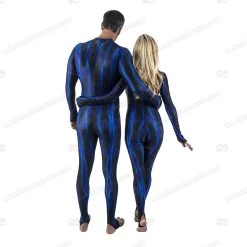 SlipIns Electric Blue Wave Dive/Surf Skin -Diving Gear Shop electric blue wave 03 1