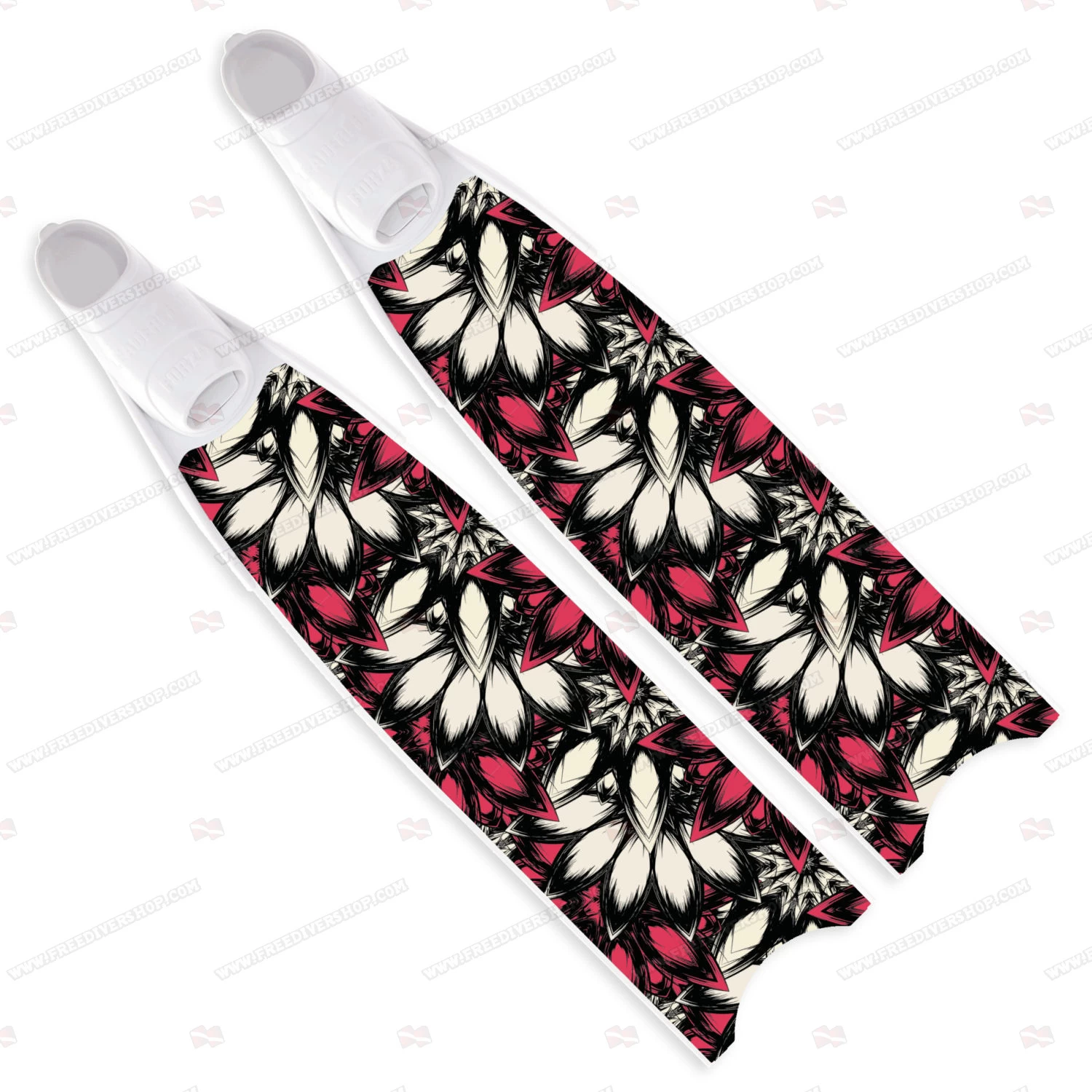 Leaderfins Floral Fins - Limited Edition 3 Leaderfins Floral Fins - Limited Edition