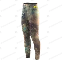 Elios NJN Green Galaxy High Waist Pants