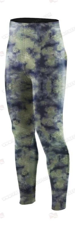 Elios Hyperstretch Green Camouflage - Tailor Made Wetsuit -Diving Gear Shop green hyperstretch pants 1