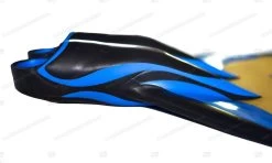 GoldFin Fish Tail Finswimming Hyper Monofin -Diving Gear Shop hyper hm blue black 03 1