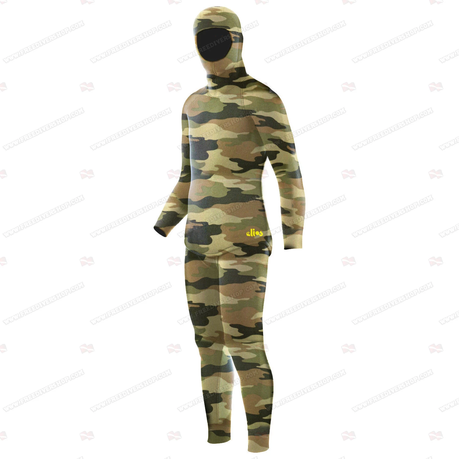 Elios Shaca / Marrone Camouflage - Tailor Made Wetsuit 3 Elios Shaca / Marrone Camouflage - Tailor Made Wetsuit