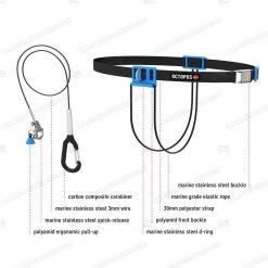 Octopus CNF Freediving Lanyard -Diving Gear Shop oc cnf 04