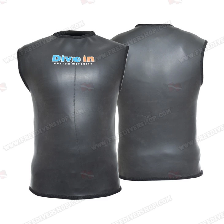 Divein Black Smoothskin Dive Vest 3 Divein Black Smoothskin Dive Vest