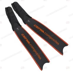 Cetma Composites Prana Carbon Fins -Diving Gear Shop prana orange back box 1