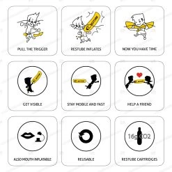Restube Active - Self Inflating Safety Buoy 33 Restube Active - Self Inflating Safety Buoy -Diving Gear Shop restube features en 2