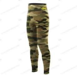 Elios Shaca / Marrone Camouflage High Waist Pants