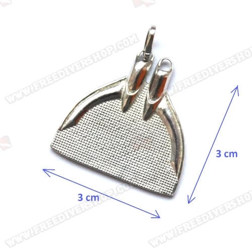 100% Silver Monofin Pendant 4 100% Silver Monofin Pendant - Image 2