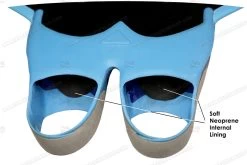WaterWay Model-3 Junior Monofin -Diving Gear Shop soft neoprene fp lining m2 2