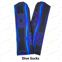 SlipIns Electric Blue Wave Dive/Surf Skin -Diving Gear Shop sox ebw 02