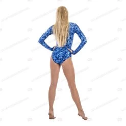 SlipIns Blue Feather Sun Protective Swimsuit -Diving Gear Shop swim bfd 04