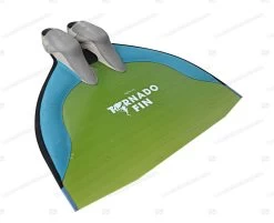 WaterWay Finswimming Tornado Monofin 12 WaterWay Finswimming Tornado Monofin -Diving Gear Shop waterway tornado green 1